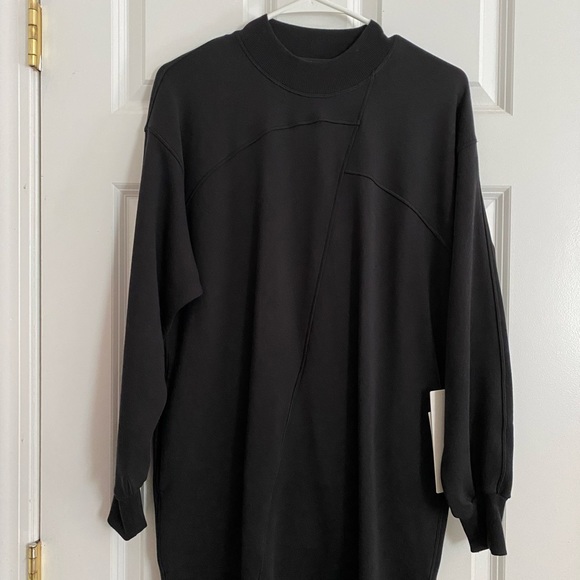 Lululemon Broken Beats Sweater Dress in Black Size XXS new with tags 🏷️ - Picture 7 of 9